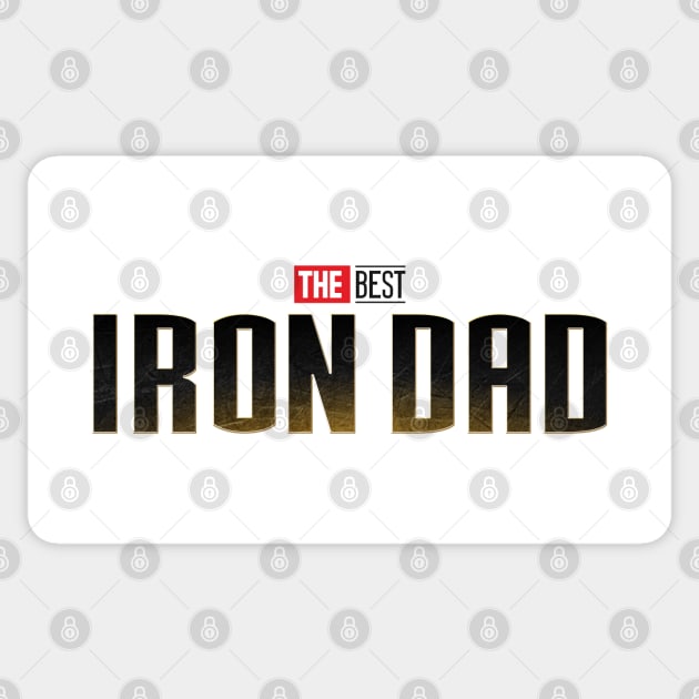 The Best Iron Dad Sticker by Son Dela Cruz